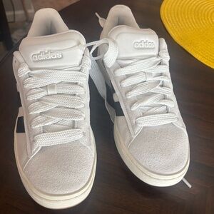 adidas White and Black Men's Athletic Sneakers